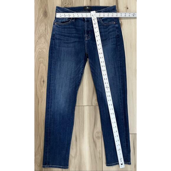 7 For All Mankind Josefina Button Fly Jeans Women’s Size 26 - Picture 2 of 14